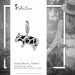 Silberdream SilberDream 925 Charm Kuh Armband Anhänger FC1017 Vierteljährliche Förderung