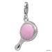 Silberdream SilberDream Charm Handspiegel rosa 925er Armband Anhänger FC689 Nur noch ein Tag übrig