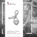 Silberdream SilberDream 925 Charm Herzschloss Armband Anhänger FC234W Fabrik Onlineshop