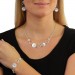 Silberdream SilberDream Collier Kette mit matten Elementen 925 Silber 45cm SDK400 Valentinstagsangebot