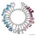 Silberdream SilberDream Glitzer Charm Kleid lila Zirkonia Kristalle GSC520V Letzter Tag
