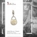 Silberdream SilberDream 925 Charm Tasche weiß Armband Anhänger FC3030W Sonderangebot der Fabrik