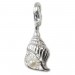 Silberdream SilberDream 925 Charm Muschel weiß Silber Armband Anhänger FC242W zollfrei