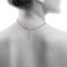 Silberdream SilberDream Collier Kette rose vergoldet 925 Silber Damen 45cm SDK22545E Schlussverkauf