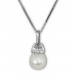 Silberdream SilberDream Halskette Süßwasser Perle weiß Zirkonia 925 Silber Damen SDK1519W Meist gekauft