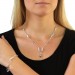 Silberdream SilberDream Collier Kette Wave 925 Silber 45cm Halskette SDK410 Saisonschlussverkauf