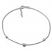 Silberdream SilberDream Fußkette Herzchen 25cm 925 Sterling Silber SDF2045 Osterangebot