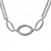 Silberdream SilberDream Kette Oval Zirkonia weiß 925er Silber 45cm Halskette SDK425W Sonderangebot der Fabrik