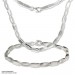 Silberdream SilberDream Collier oval matt Kette 925 Silber 45cm Halskette SDK403 Vierteljährliche Förderung