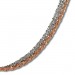 Silberdream SilberDream Collier Kette gedreht rose vergoldet und 925 Silber 45cm SDK23345T Schlussverkauf