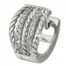 Silberdream SilberDream Creole Geflecht Zirkonia weiß 925 Sterling Silber Damen SDO4412W Bestseller