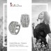 Silberdream SilberDream Creole Geflecht Zirkonia weiß 925 Sterling Silber Damen SDO4412W Bestseller