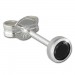 Silberdream SilberDream Ohrringe Zirkonia schwarz 3mm 925 Silber Ohrstecker SDO5533S VIP-Rabatte