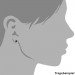 Silberdream SilberDream Ohrringe Zirkonia schwarz 3mm 925 Silber Ohrstecker SDO5533S VIP-Rabatte