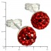 Silberdream SilberDream Ohrstecker Halbkugel rot 925er Glitzer Kristalle GSO217R Kostenlose Rückgabe