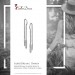 Silberdream SilberDream Glitzer Ohrhänger Stab Zirkonia weiß 925er Silber Ohrring GSO478W Letzte 3 Tage