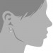 Silberdream SilberDream Creole diamantiert 11mm 925 Sterling Silber Ohrring SDO4276J Letzte 2 Tage