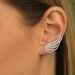 Silberdream SilberDream Ear Cuff Flügel Zirkonia Ohrringe Ohrklemme 925 Silber GSO410W Super Rabatt