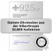 Silberdream SilberDream Ohrstecker Blitz Zirkonia weiß 925er Silber Ohrring SDO8030W Black Friday Preise