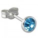 Silberdream SilberDream Ohrring Zirkonia hellblau 4mm 925 Silber Ohrstecker SDO5534H Verkauf
