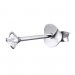 Silberdream SilberDream Ohrstecker Zirkonia Viereck 2mm weiß 925 Silber SDO8501W Fabrik Onlineshop