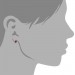 Silberdream SilberDream Ohrstecker Halbkugel pink 925er Glitzer Kristalle GSO217P Rabatt