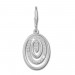 Silberdream SilberDream Ohrhänger Oval Zirkonia weiß 925 Silber Ohrring SDO364S Online Shopping
