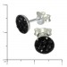 Silberdream SilberDream Ohrring Rund schwarz 925er Silber Ohrstecker GSO252S Exklusivangebot