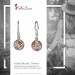 Silberdream SilberDream Glitzer Ohrringe 925 Zirkonias Blume pink GSO301 Preisnachlass