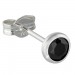 Silberdream SilberDream Ohrringe Zirkonia schwarz 4mm 925 Silber Ohrstecker SDO5534S Cyber Monday