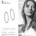 Silberdream SilberDream Creole Diamantschliff 6cm 925 Sterling Silber Damen Ohrring SDO67366 Weihnachtsangebot