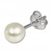 Silberdream SilberDream Ohrstecker Süßwasser Perle weiß 6mm 925 Silber SDO106W Osterangebot