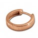 Silberdream SilberDream Creole rose vergoldet Ohrring 925 Sterling Silber Schmuck SDO0017E Valentinstagsangebot