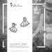 Silberdream SilberDream Ohrstecker Dangle Ear Cuff Zirkonia weiß 925 Silber Ohrringe GSO438W Neueste Mode
