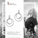 Silberdream SilberDream Ohrhänger Doppelringe 925 Sterling Silber Damen Ohrringe SDO6700J Kauf eins, bekomm eins gratis