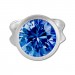 Silberdream SilberDream Ohrring Zirkonia blau 5mm 925 Silber Ohrstecker SDO5535B Sonderangebote