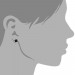 Silberdream SilberDream Ohrringe Blume 6mm Zirkonia schwarz Silber Ohrstecker SDO736S Wochenangebot