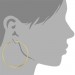 Silberdream GoldDream Creole Simply 50mm Ohrring 333 Gelbgold Echtschmuck GDO0005Y Letzte 3 Tage