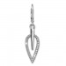 Silberdream SilberDream Ohrhänger Blatt Zirkonia weiß 925 Silber Ohrring SDO4285W Bis zu 55% Rabatt