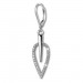 Silberdream SilberDream Ohrhänger Blatt Zirkonia weiß 925 Silber Ohrring SDO4285W Bis zu 55% Rabatt