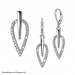 Silberdream SilberDream Ohrhänger Blatt Zirkonia weiß 925 Silber Ohrring SDO4285W Bis zu 55% Rabatt