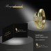 Silberdream GoldDream Gold Ring Glamour Gr.56 Zirkonia weiß 333er Gelbgold GDR546Y56 Speichern exportieren