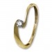 Silberdream GoldDream Gold Ring Welle Zirkonia Gr.58 333er Gelbgold GDR530Y58 Hotsell