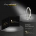 Silberdream GoldDream Gold Ring Gr.56 Line Zirkonia weiß 333er Weißgold GDR524J56 Vatertagsangebot