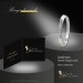 Silberdream GoldDream Gold Ring Gr.60 Swing Zirkonia weiß 333er Weißgold GDR523J60 Lagerräumung