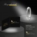 Silberdream GoldDream Gold Ring Gr.54 Swing Zirkonia weiß 333er Weißgold GDR523J54 Heißer Verkauf