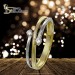 Silberdream GoldDream Gold Ring Boho zweifarbig Zirkonia Gr.56 333er Gold GDR532T56 Neuheiten