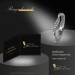 Silberdream GoldDream Gold Ring Welle Zirkonia weiß Gr.60 333er Weißgold GDR501J60 zollfrei