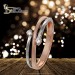 Silberdream GoldDream Gold Ring Boho zweifarbig Zirkonia Gr.60 333er Rosegold GDR532E60 Fabrikverkauf