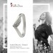 Silberdream SilberDream Ring Wave Zirkonia weiß Gr.62 aus 925er Silber SDR421W62 Valentinstagsangebot